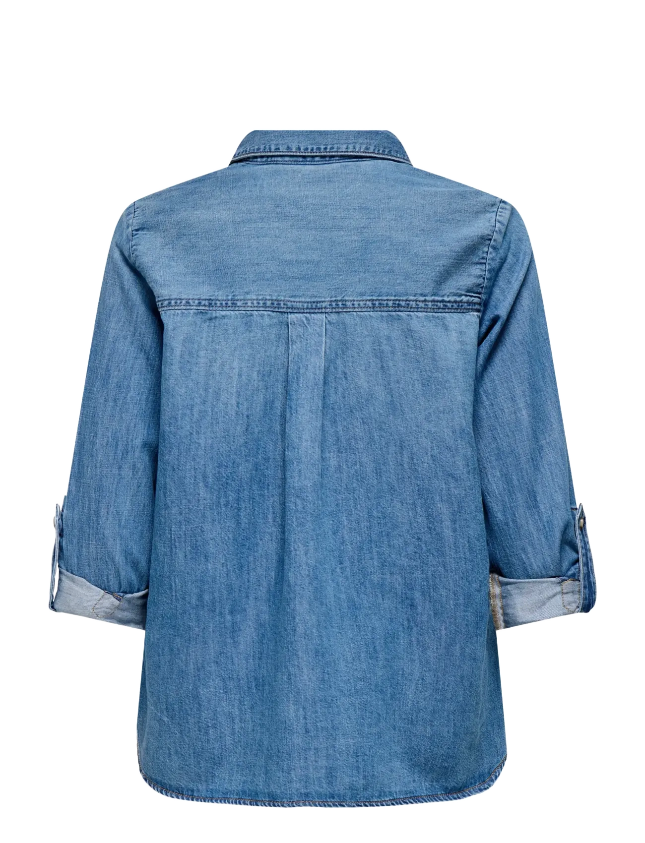 ONLY - ONLYASMIN SHIRT L/S DNM AKM NOOS - farkkupaidat - medium blue denim - 2