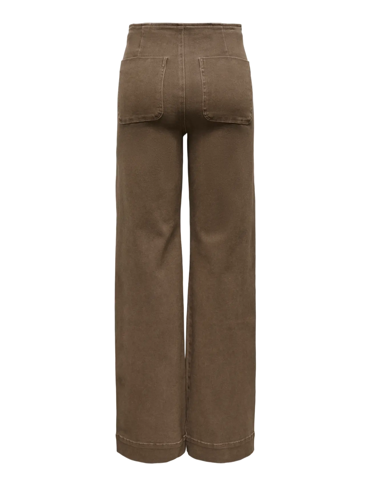 ONLY - ONLMADELINE HW WIDE POCKET COLOR PNT - chocolate martini - 2