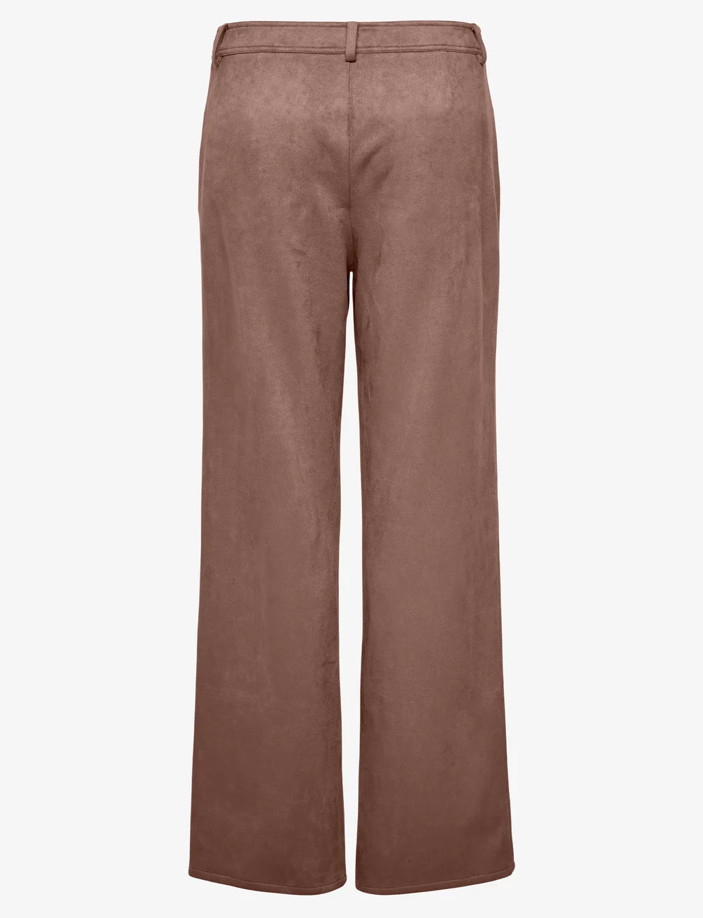 ONLY - ONLISI LIFE MW STR FAUX SUEDE PANT ZLO - bukser med lige ben - cognac - 1