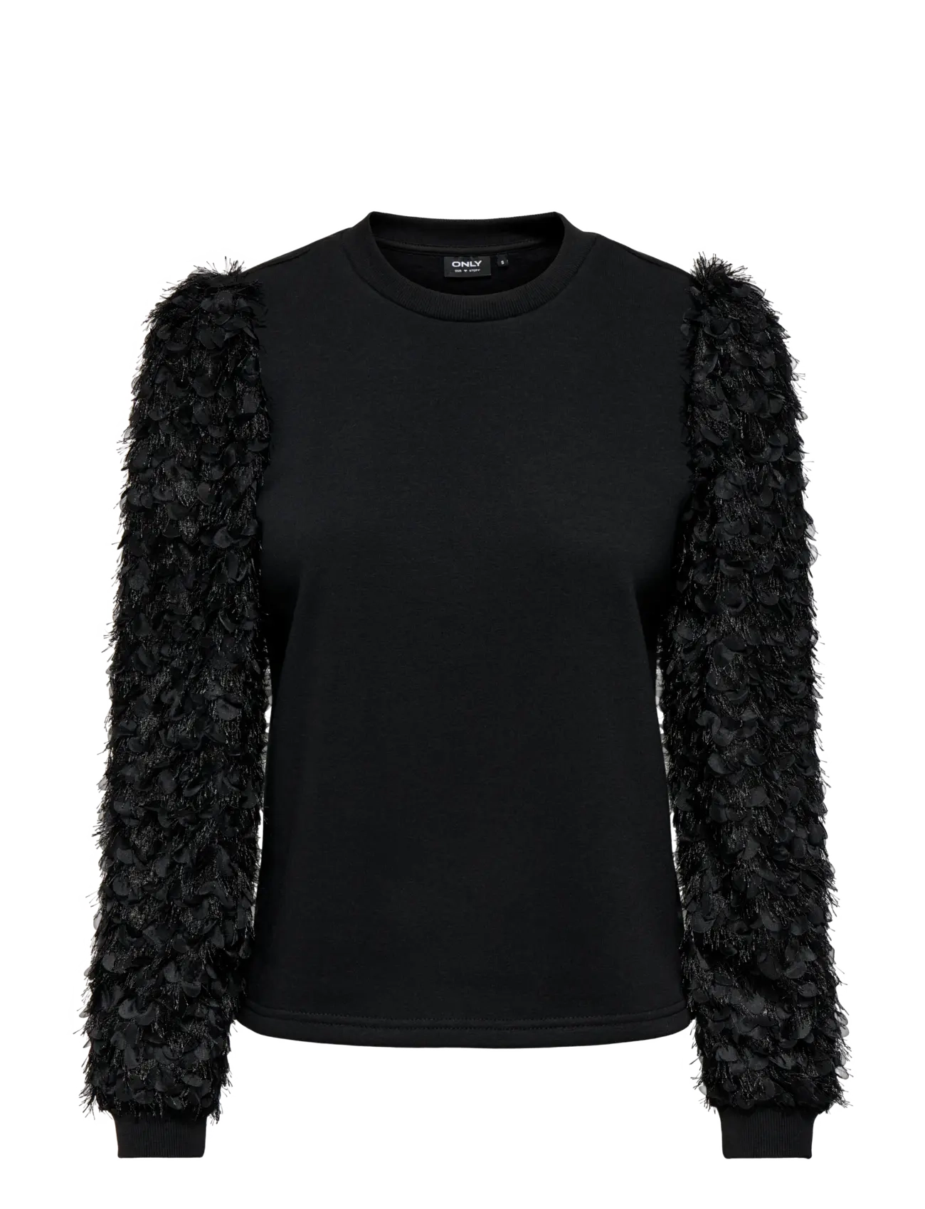ONLY - ONLLAVIN L/S O-NECK MIX SWT - black - 1