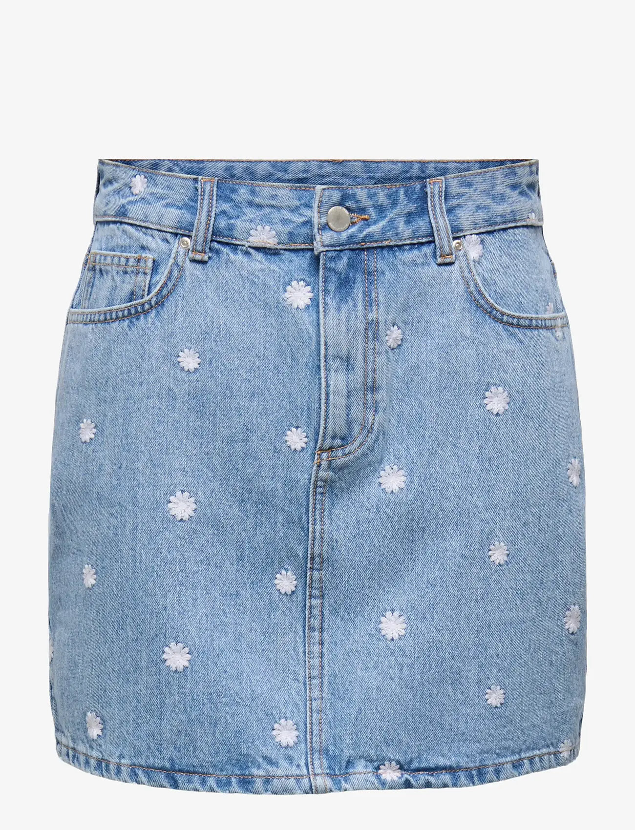 ONLY - ONLSTELLA DAISY SHORT SKIRT DNM NOOS - jeanskjolar - light blue denim - 0