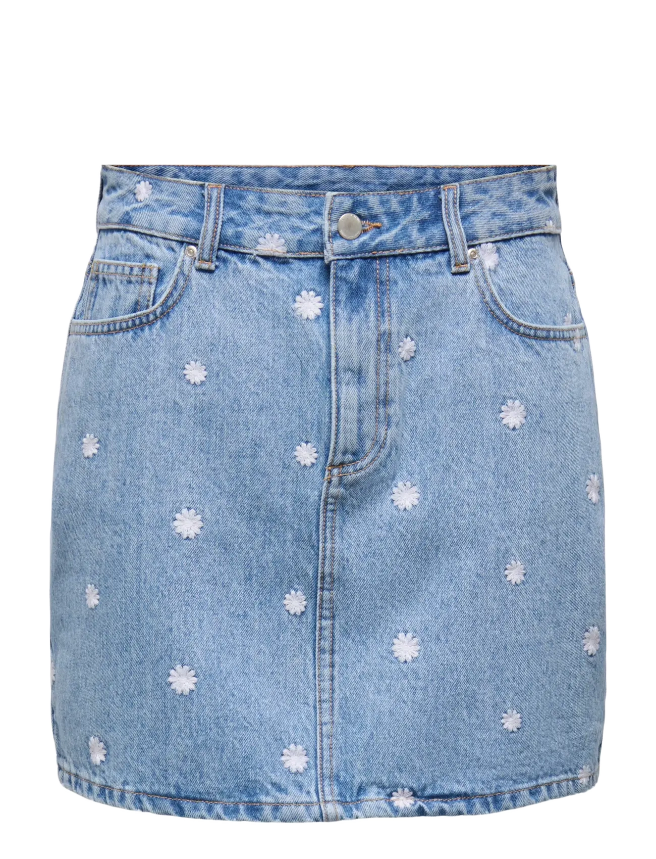 ONLY ONLSTELLA DAISY SHORT SKIRT DNM NOOS - Denimnederdele - LIGHT BLUE DENIM / blue