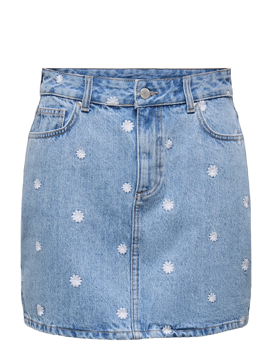 ONLY - ONLSTELLA DAISY SHORT SKIRT DNM NOOS - denim skirts - light blue denim - 1