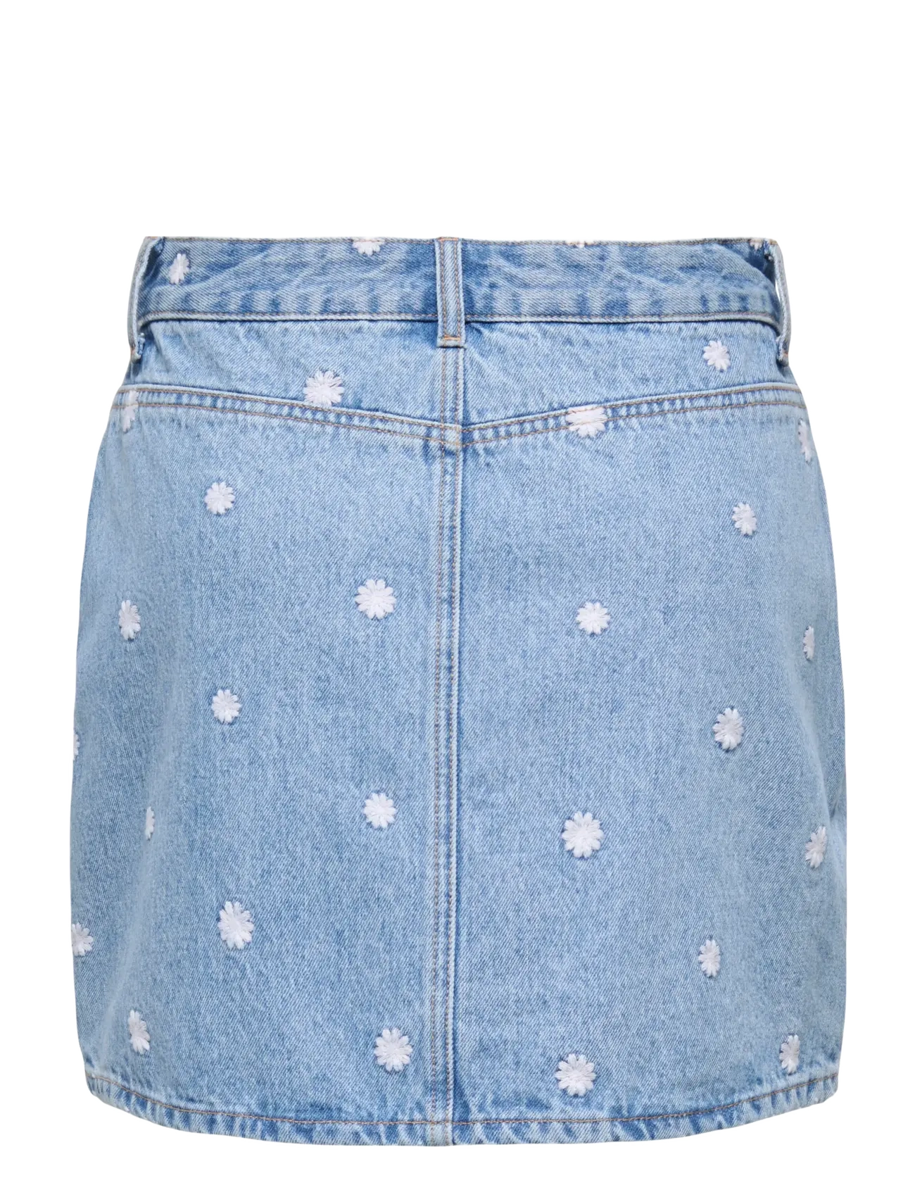 ONLY - ONLSTELLA DAISY SHORT SKIRT DNM NOOS - gallapils - light blue denim - 2
