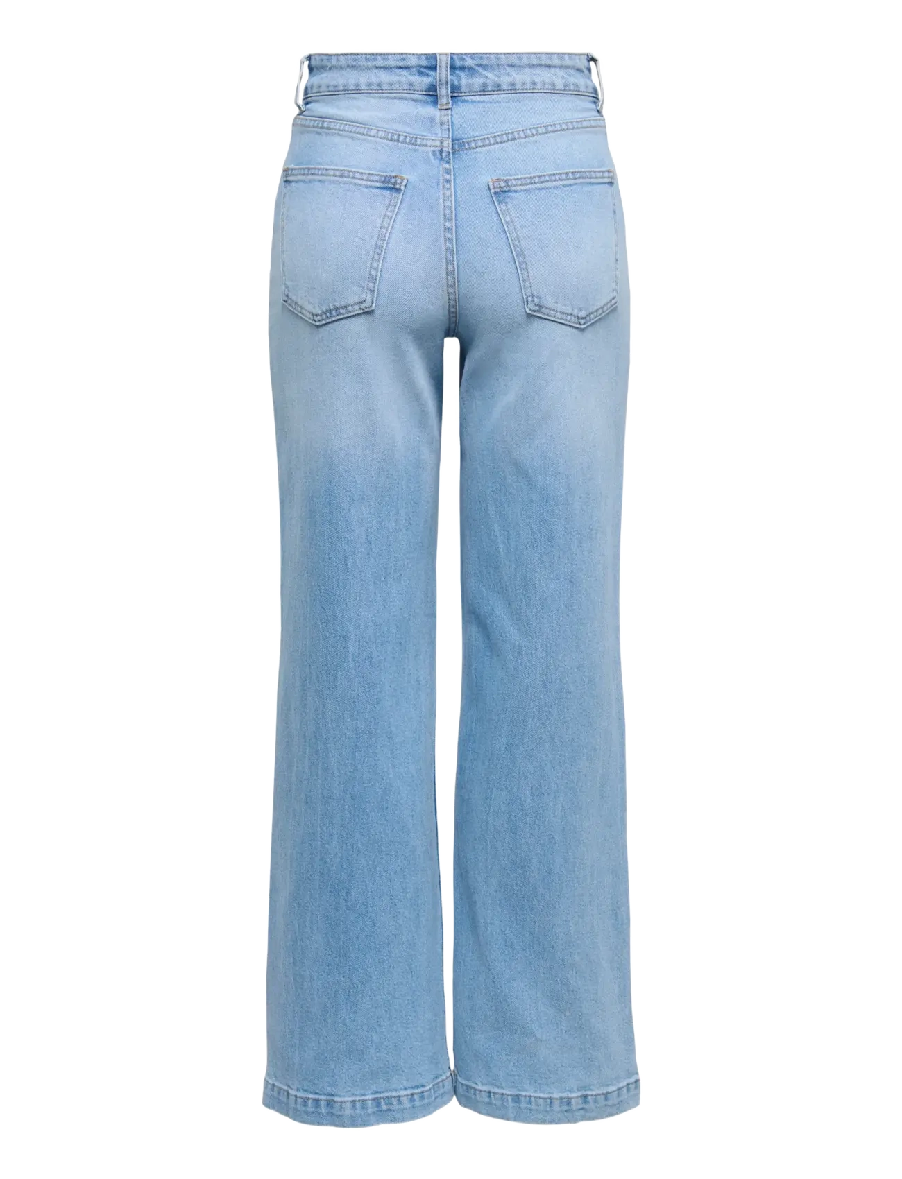 ONLY - ONLHOPE HW WIDE PINTUCK DNM MAE2655 - vide jeans - light blue denim - 2