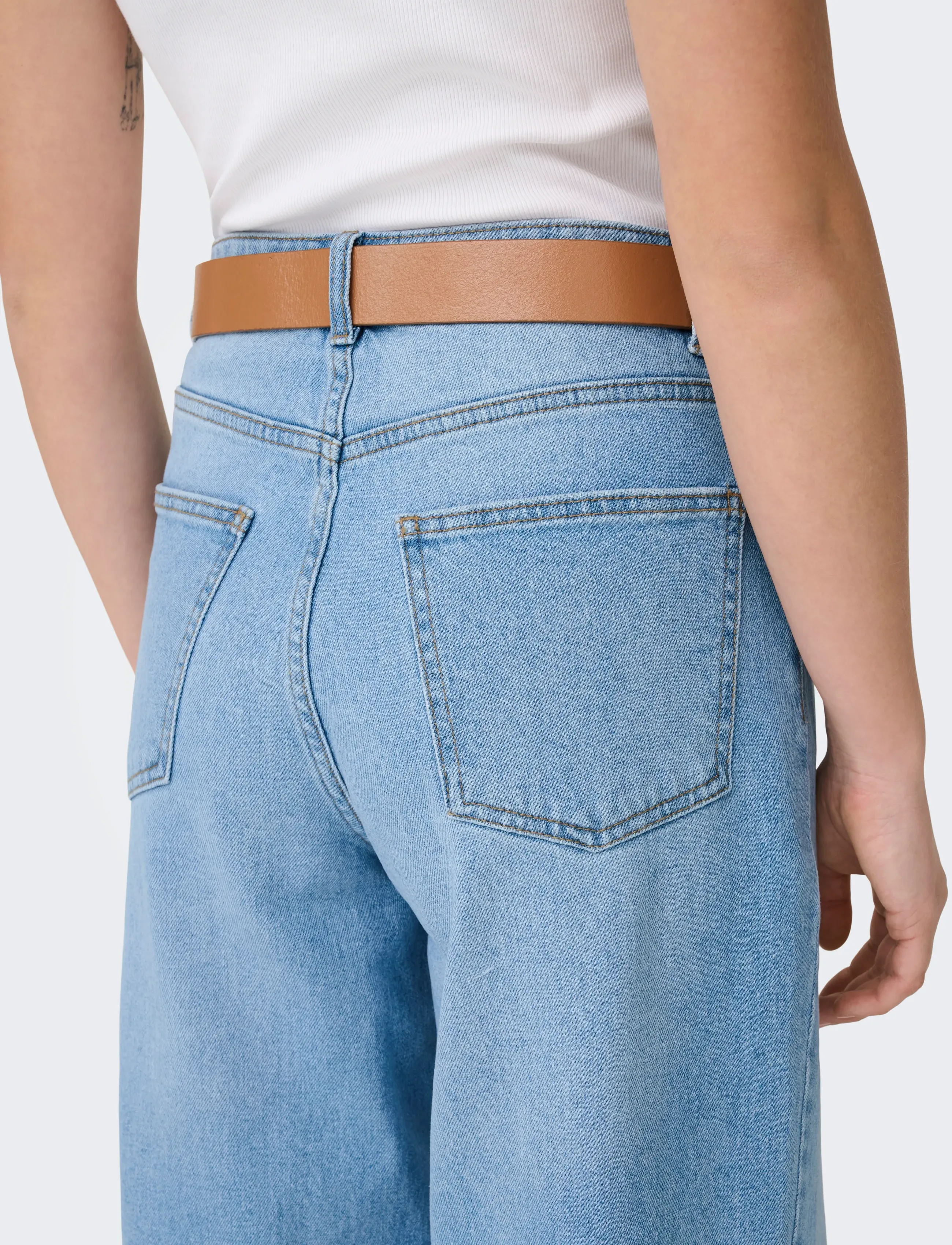 ONLY Onlhope Hw Wide Pintuck Dnm Mae2655 vida jeans dam – bild 6