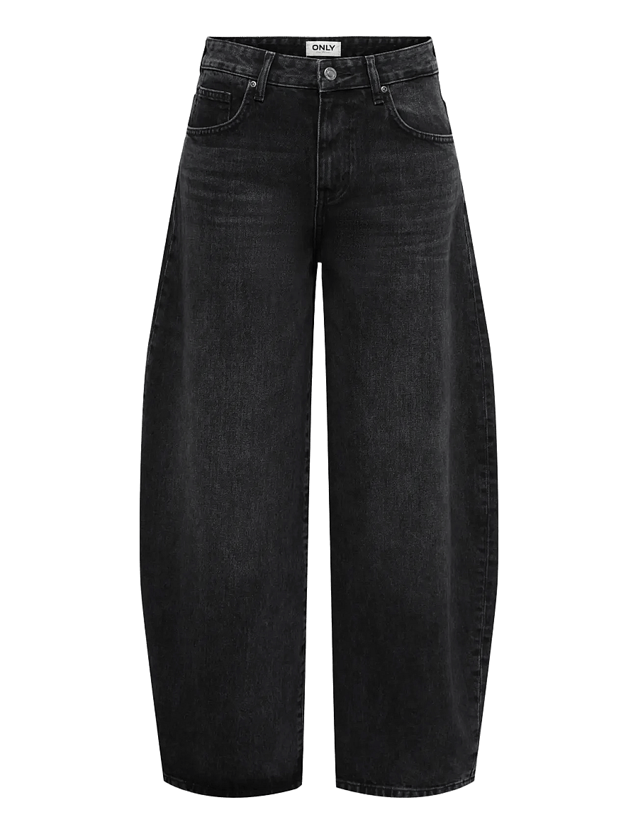 ONLY - ONLTAYLOR HW BARREL DNM TAI688 - barrel jeans - washed black - 1