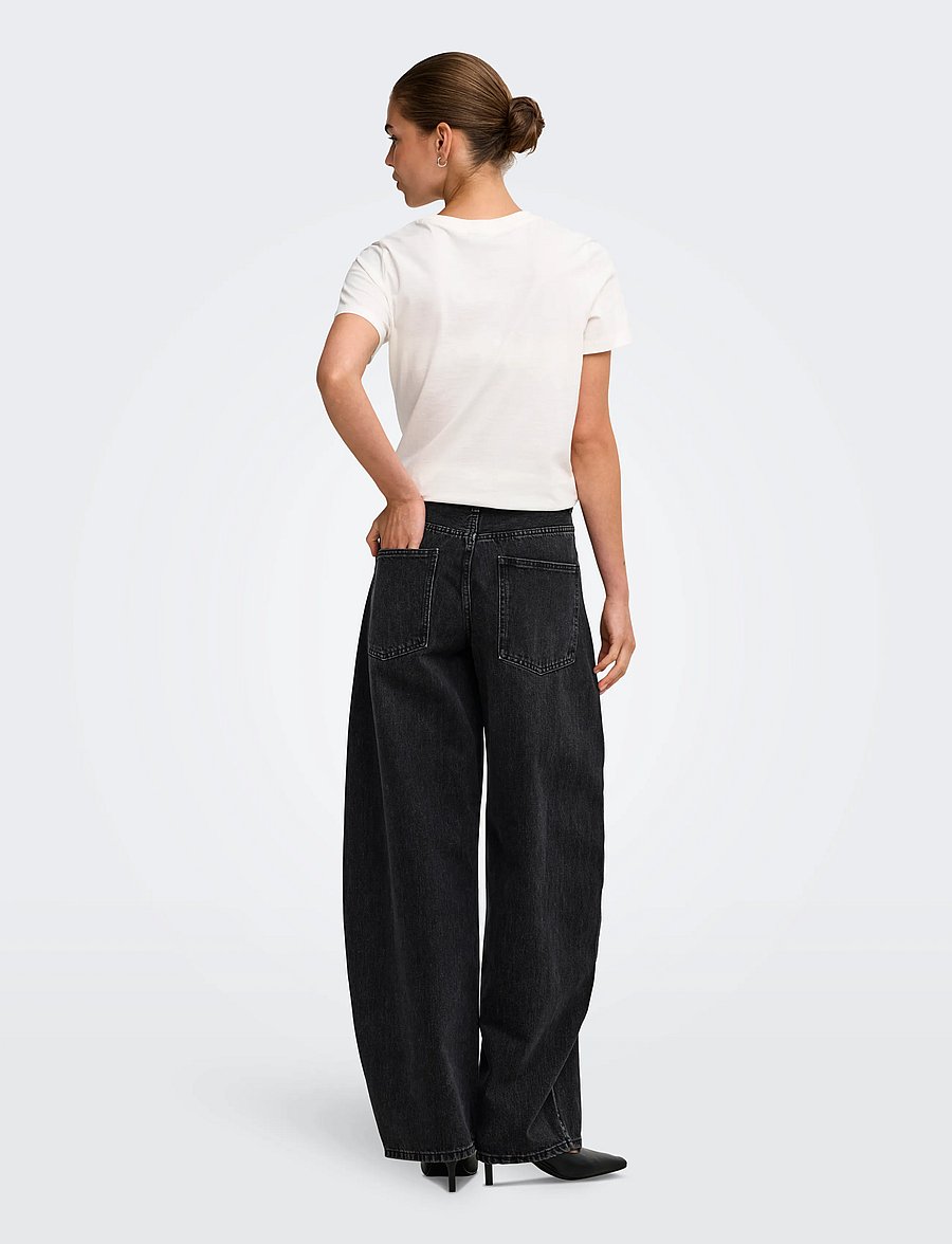 ONLY - ONLTAYLOR HW BARREL DNM TAI688 - barrel jeans - washed black - 3