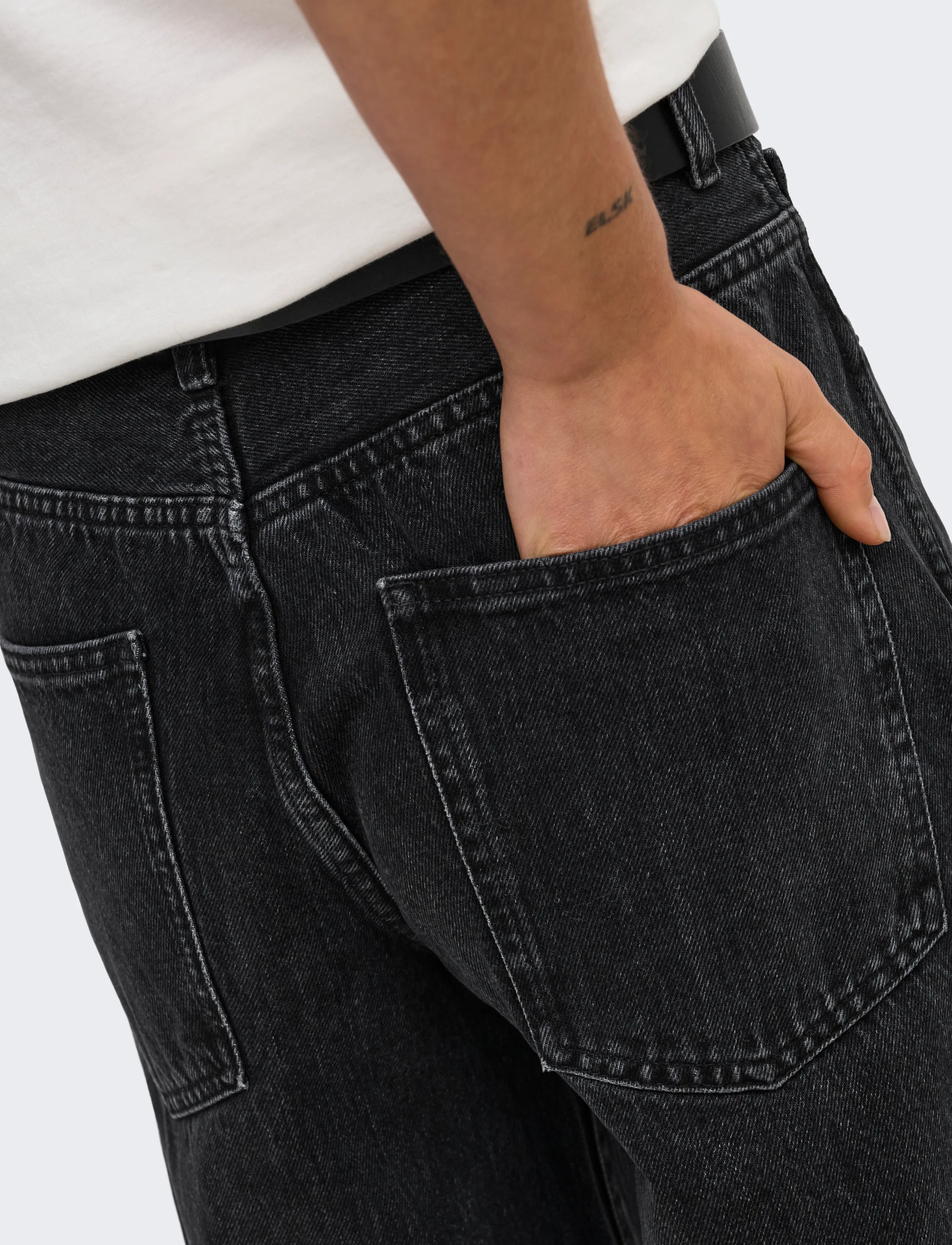 ONLY - ONLTAYLOR HW BARREL DNM TAI688 - barrel jeans - washed black - 5