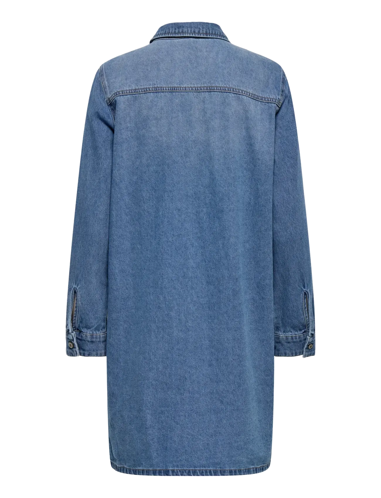 ONLY - ONLLISA L/S DNM DRESS GUA - kreklkleitas - medium blue denim - 2