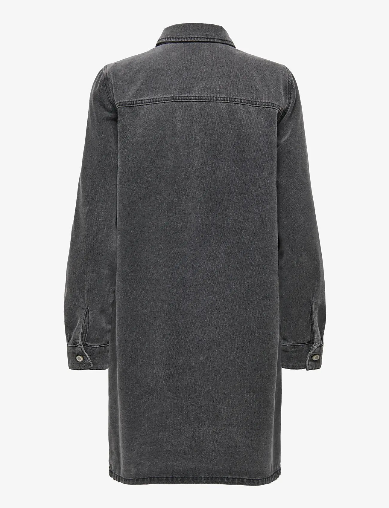 ONLY - ONLLISA L/S DNM DRESS GUA - skjortekjoler - washed black - 1