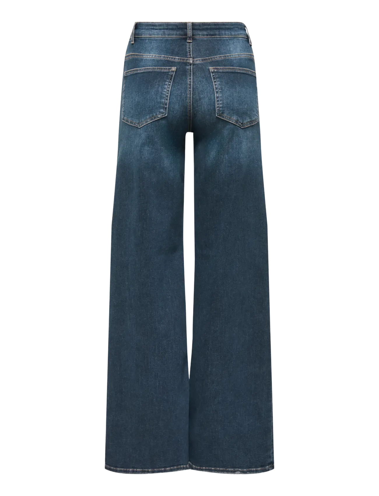 ONLY - ONLMADISON BLUSH HW WIDE DNM DOT529 NOOS - dark blue denim - 2