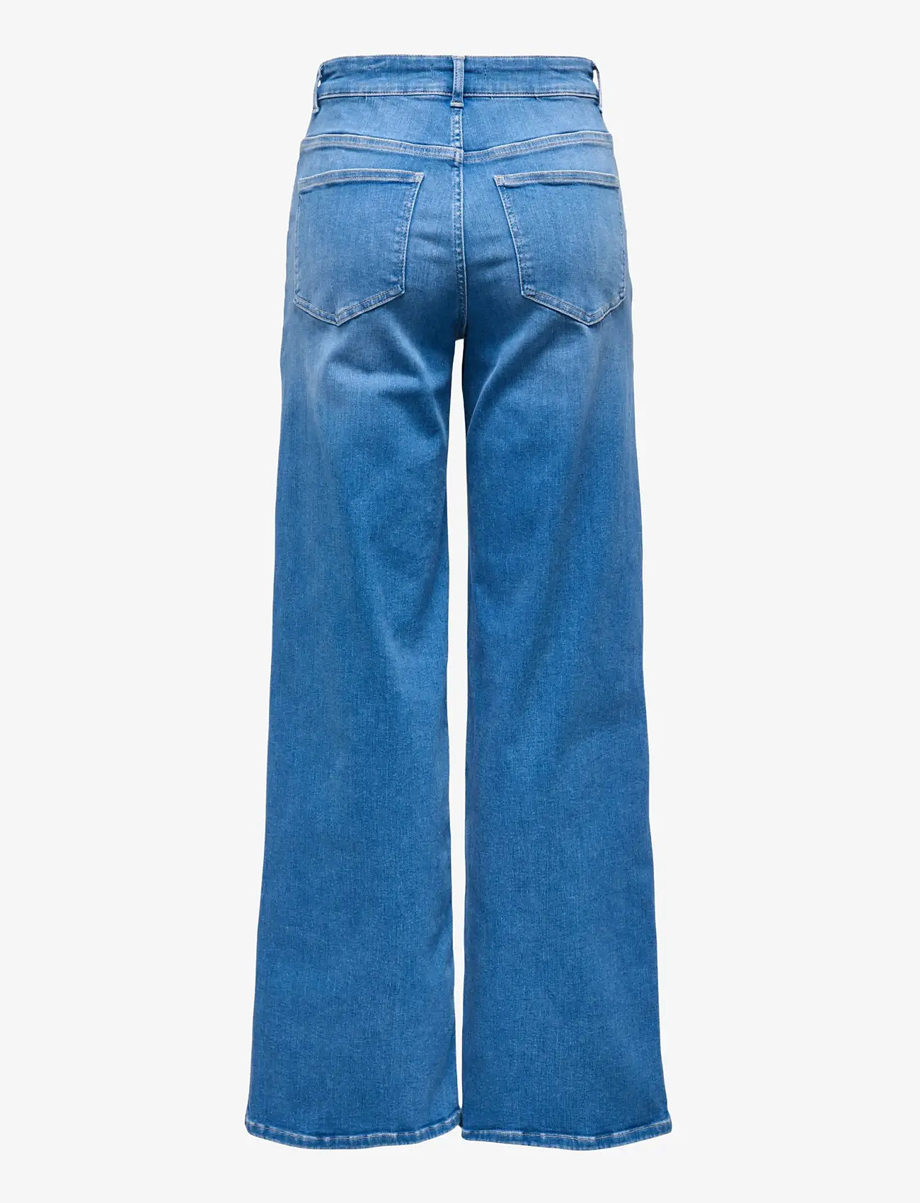 ONLY - ONLMADISON BLUSH HW WIDE DNM REA262 NOOS - leveälahkeiset farkut - special bright blue denim - 2