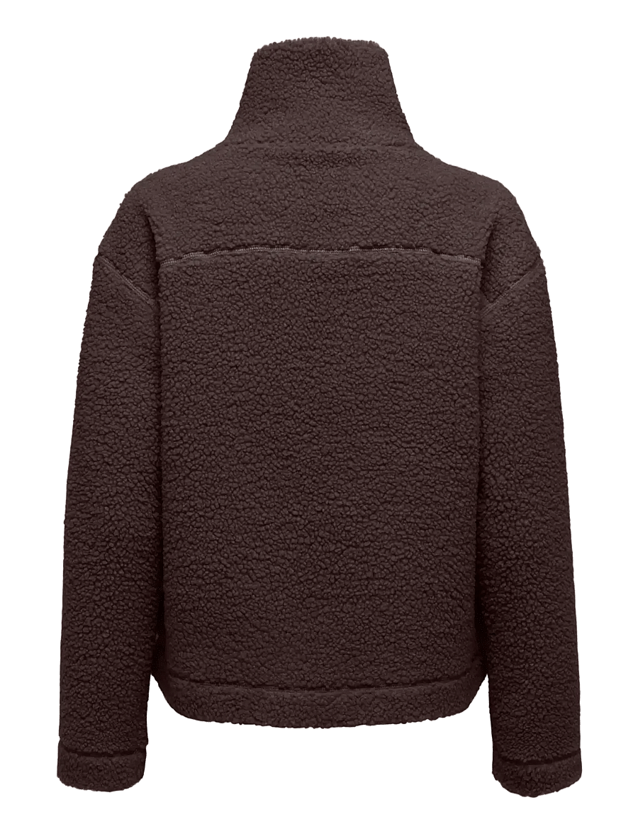 ONLY - ONLMEGAN TEDDY JACKET OTW NOOS - kunstpelz - black coffee - 1