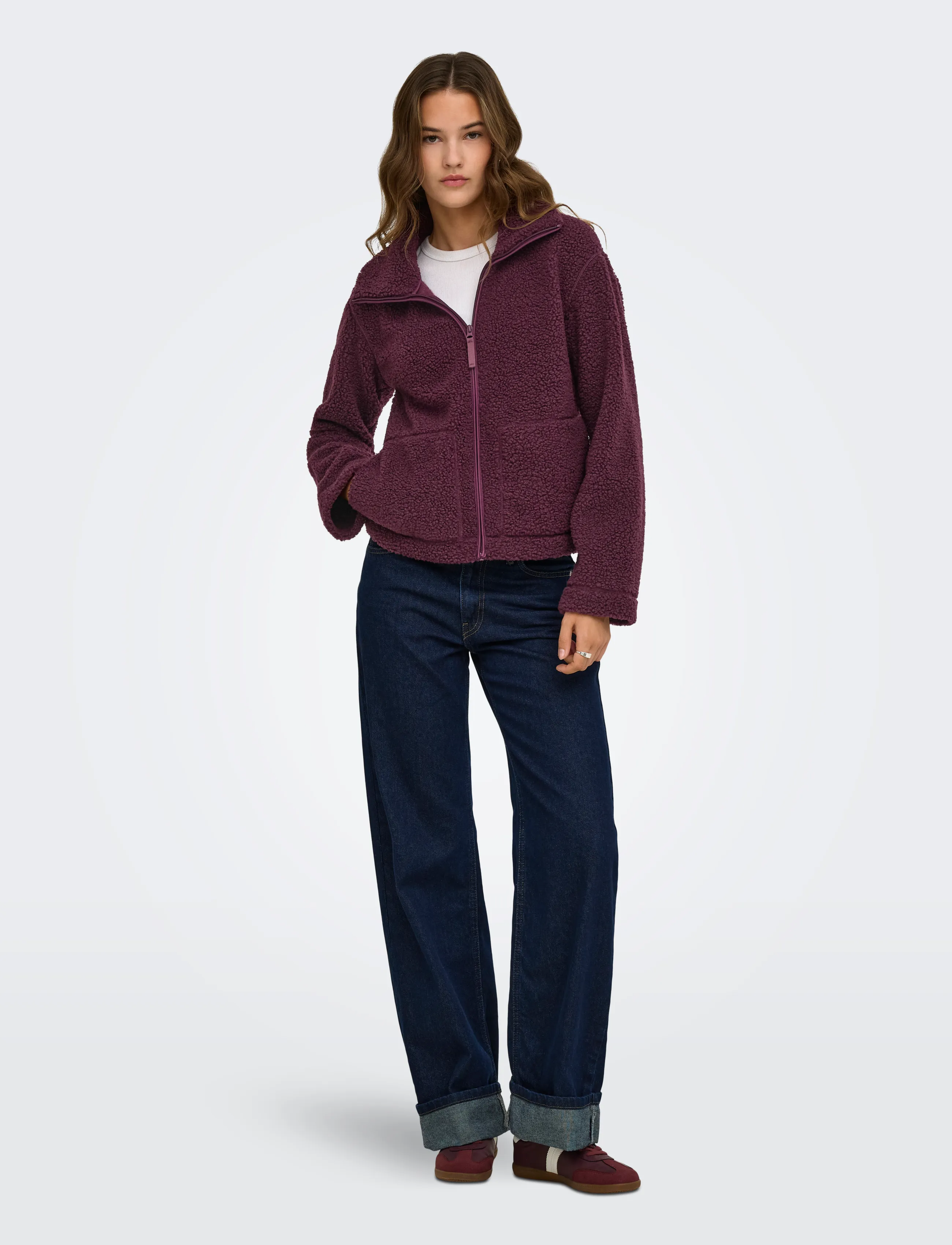 ONLY Onlmegan Teddy Jacket Otw Noos pälsjackor dam – bild 3