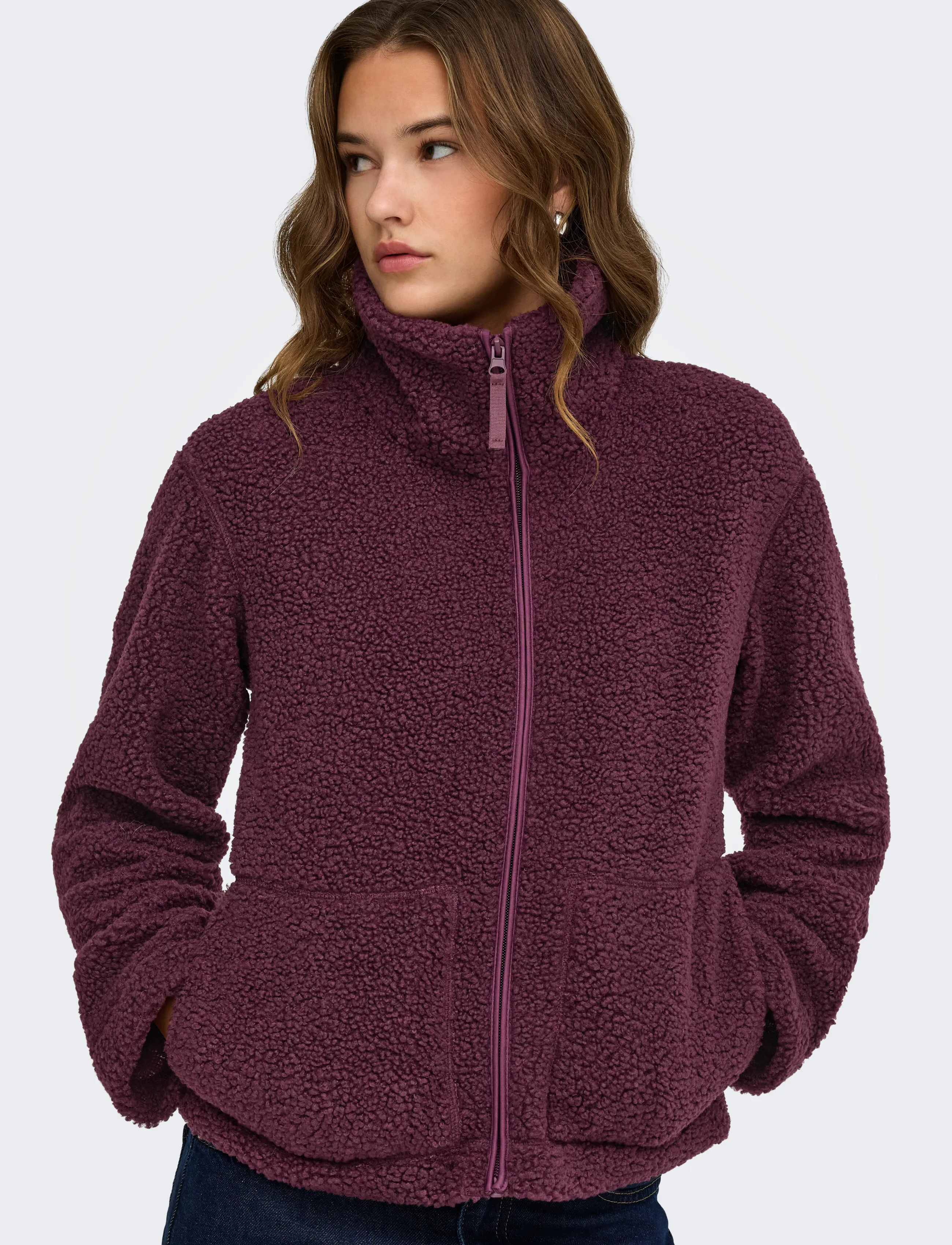 ONLY Onlmegan Teddy Jacket Otw Noos pälsjackor dam – bild 6