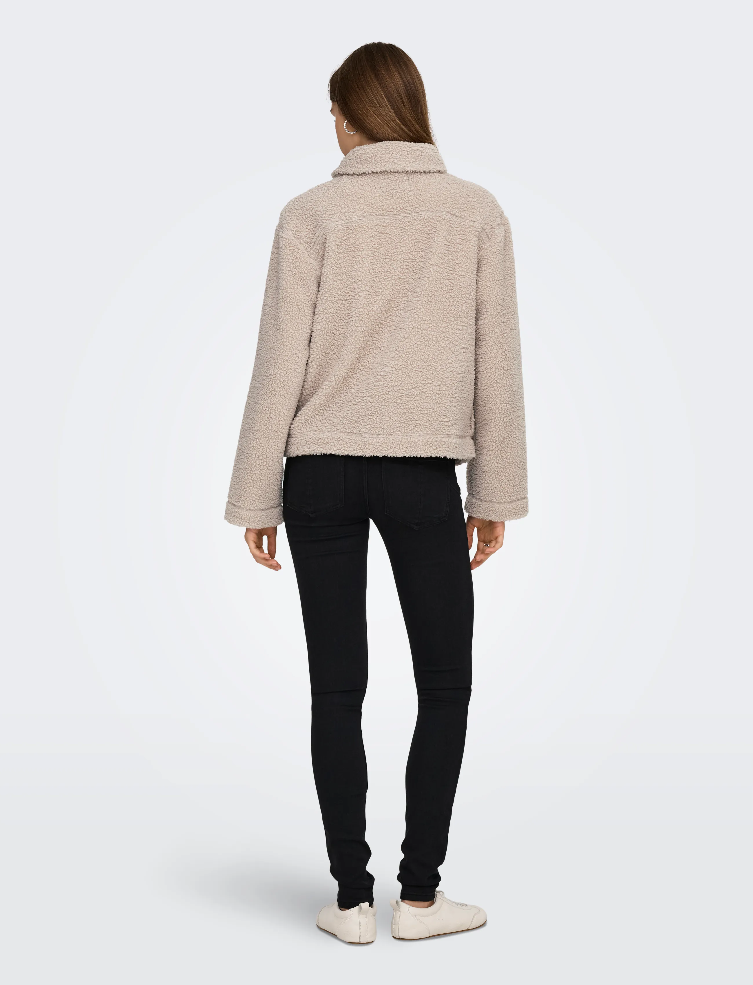 ONLY - ONLMEGAN TEDDY JACKET OTW NOOS - faux fur - satellite - 3