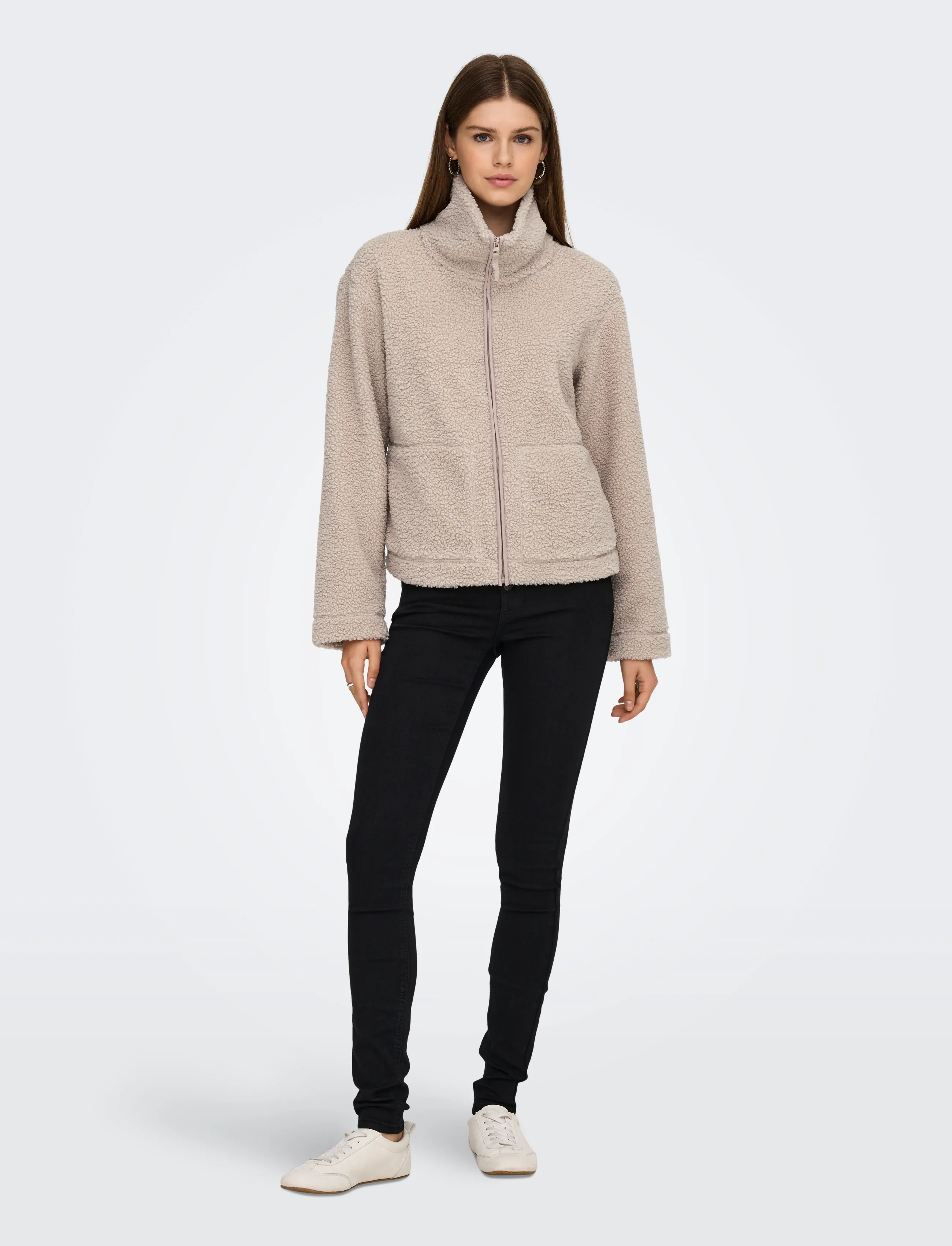 ONLY - ONLMEGAN TEDDY JACKET OTW NOOS - faux fur - satellite - 4