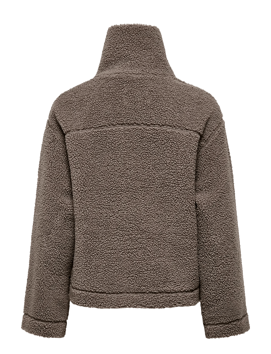 ONLY - ONLMEGAN TEDDY JACKET OTW NOOS - faux fur jakker - walnut - 2