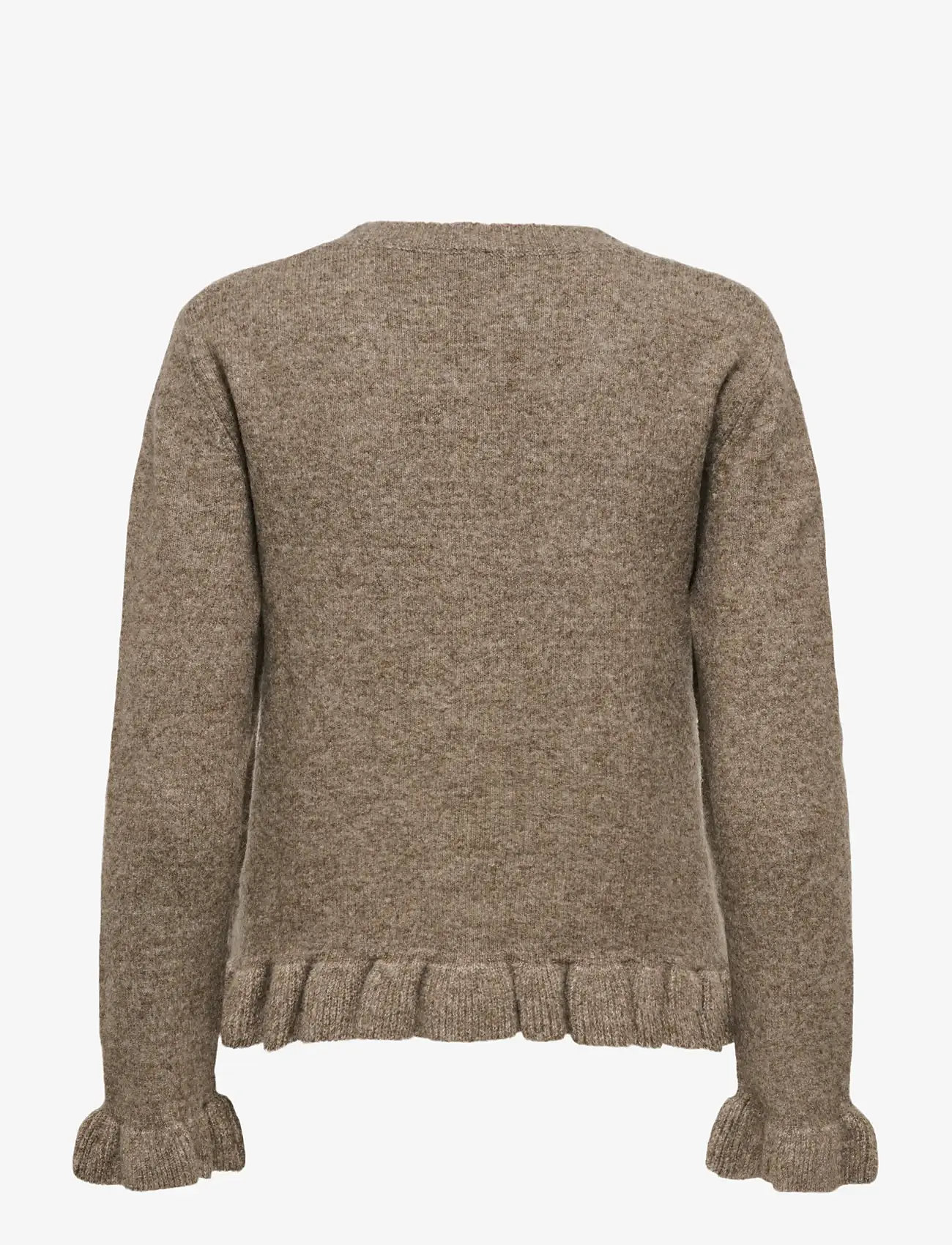 ONLY - ONLRIMA LIFE LS FRIL BUTTO CARDI CS KNT - kardiganid - walnut - 2