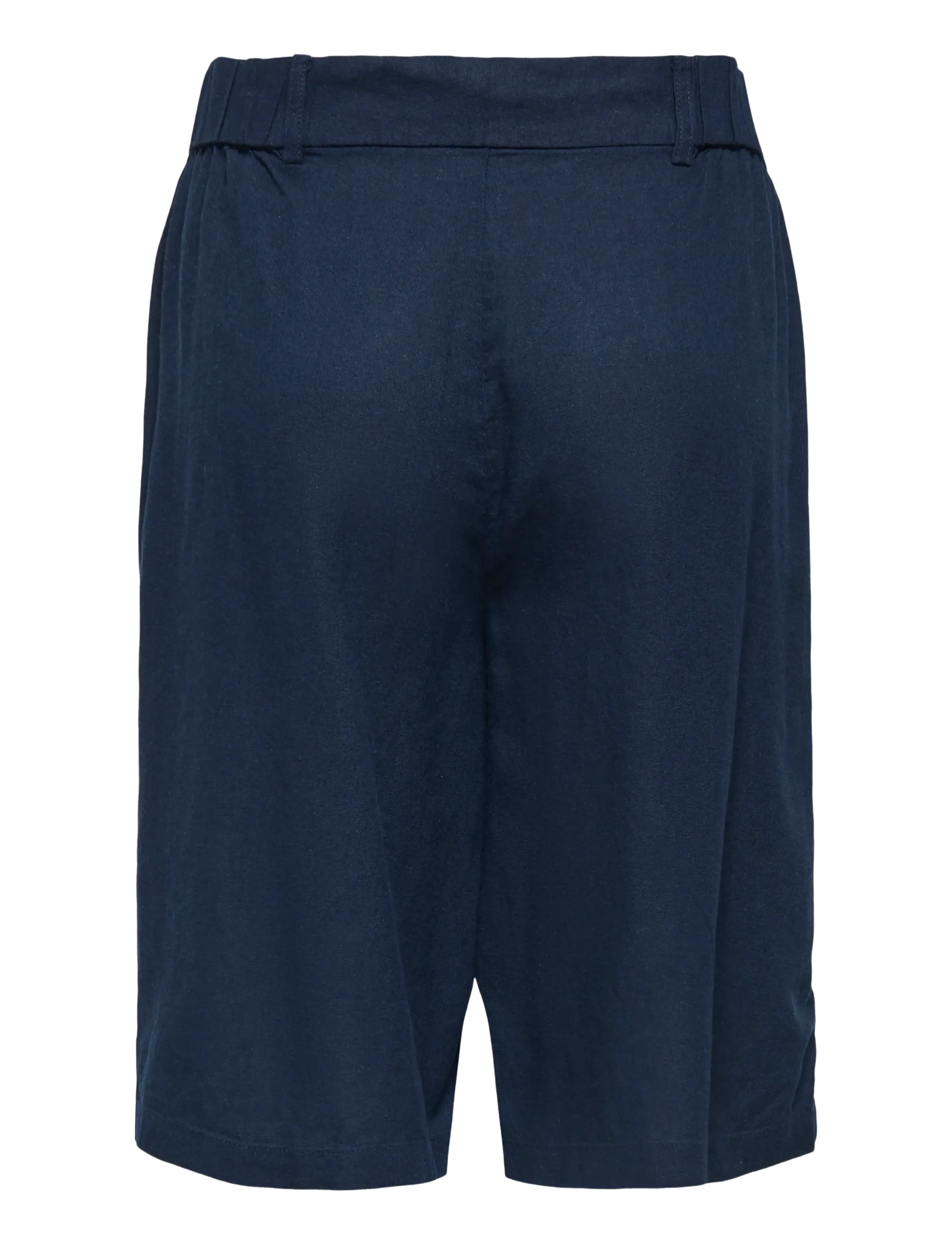 ONLY - ONLGOA HW LINEN BL LONG SHORTS CC TLR - linased lühikesed püksid - navy blazer - 2