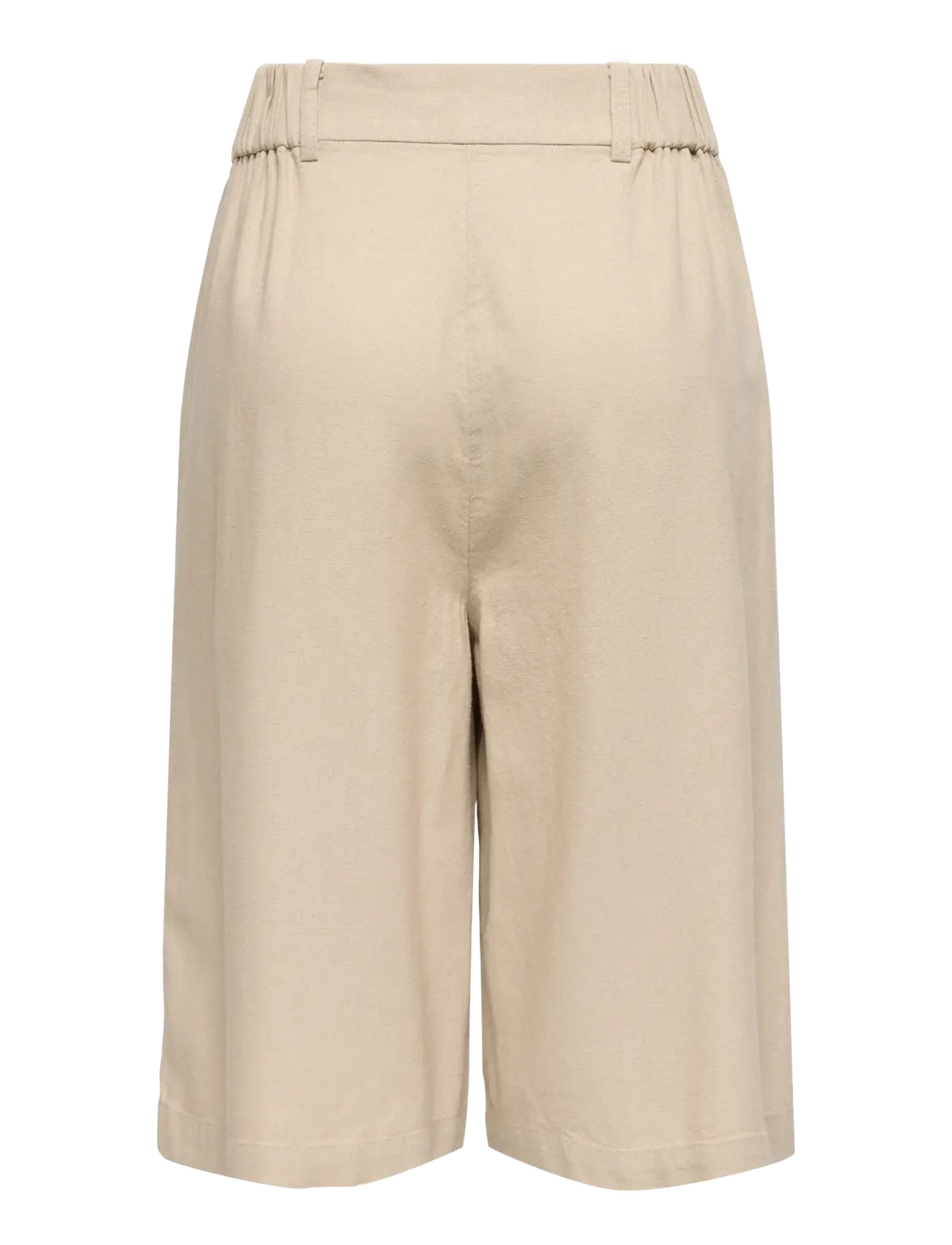 ONLY - ONLGOA HW LINEN BL LONG SHORTS CC TLR - leinen-shorts - oxford tan - 2