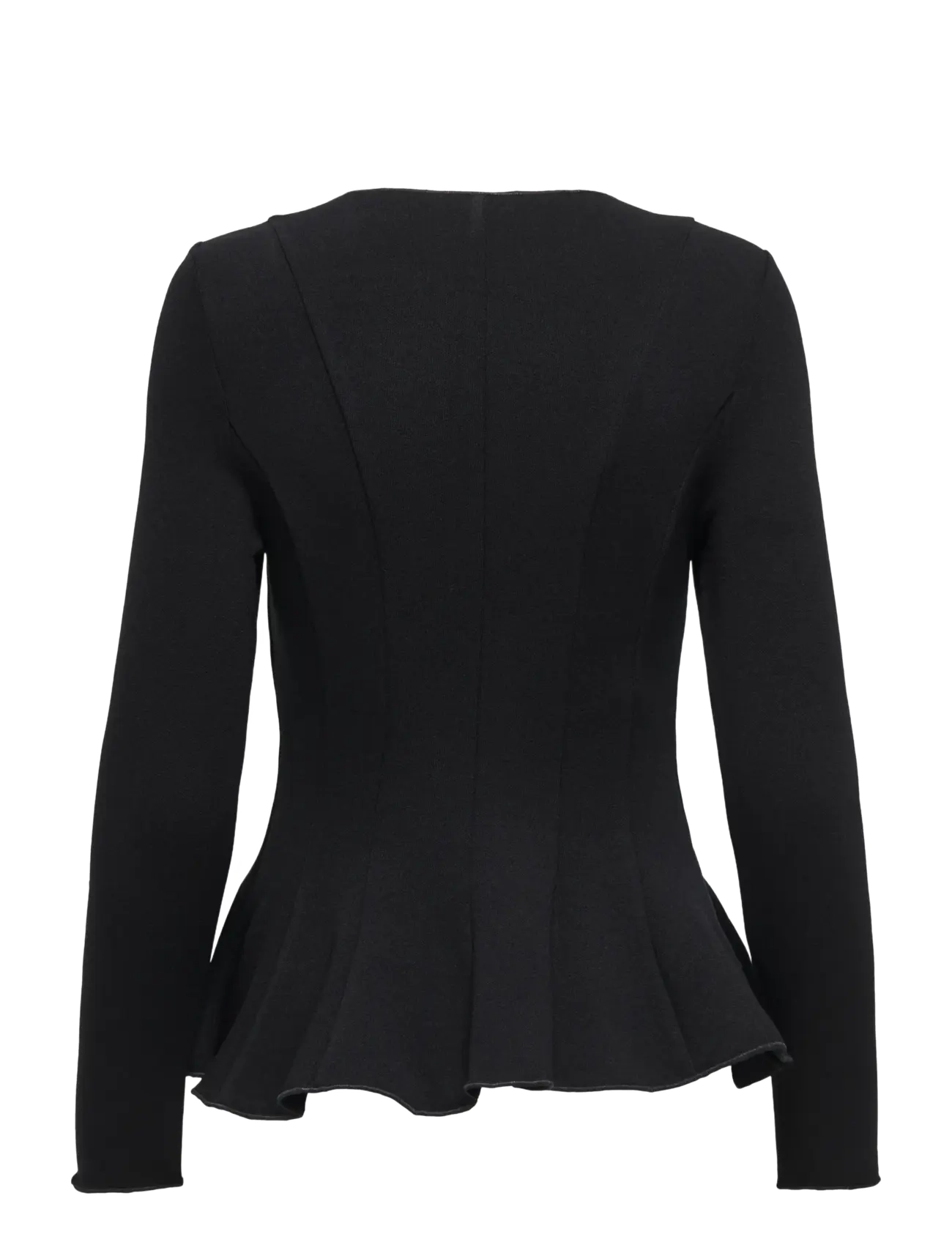 ONLY - ONLKENYA L/S PEPLUM TOP JRS - palaidinukės ilgomis rankovėmis - black - 2
