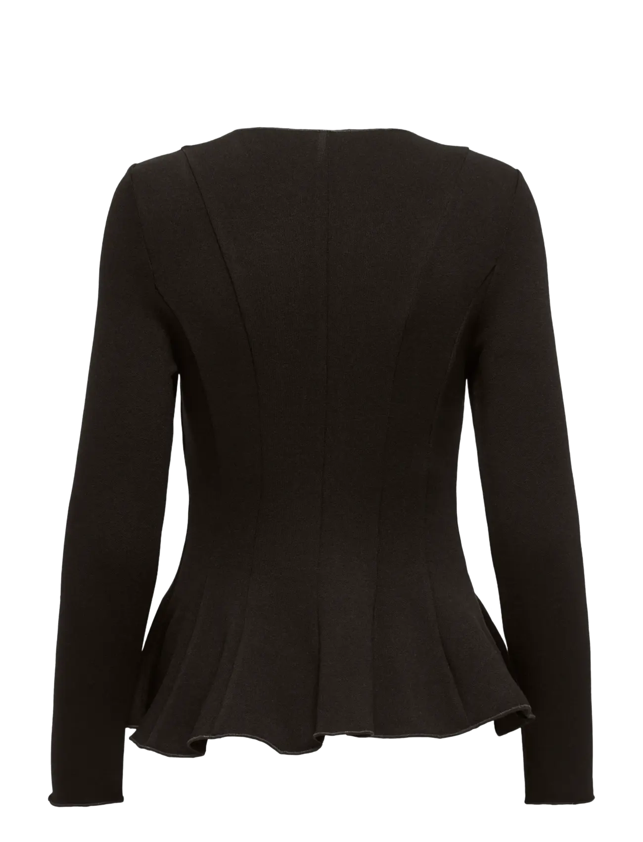 ONLY - ONLKENYA L/S PEPLUM TOP JRS - langärmlige tops - chocolate torte - 2
