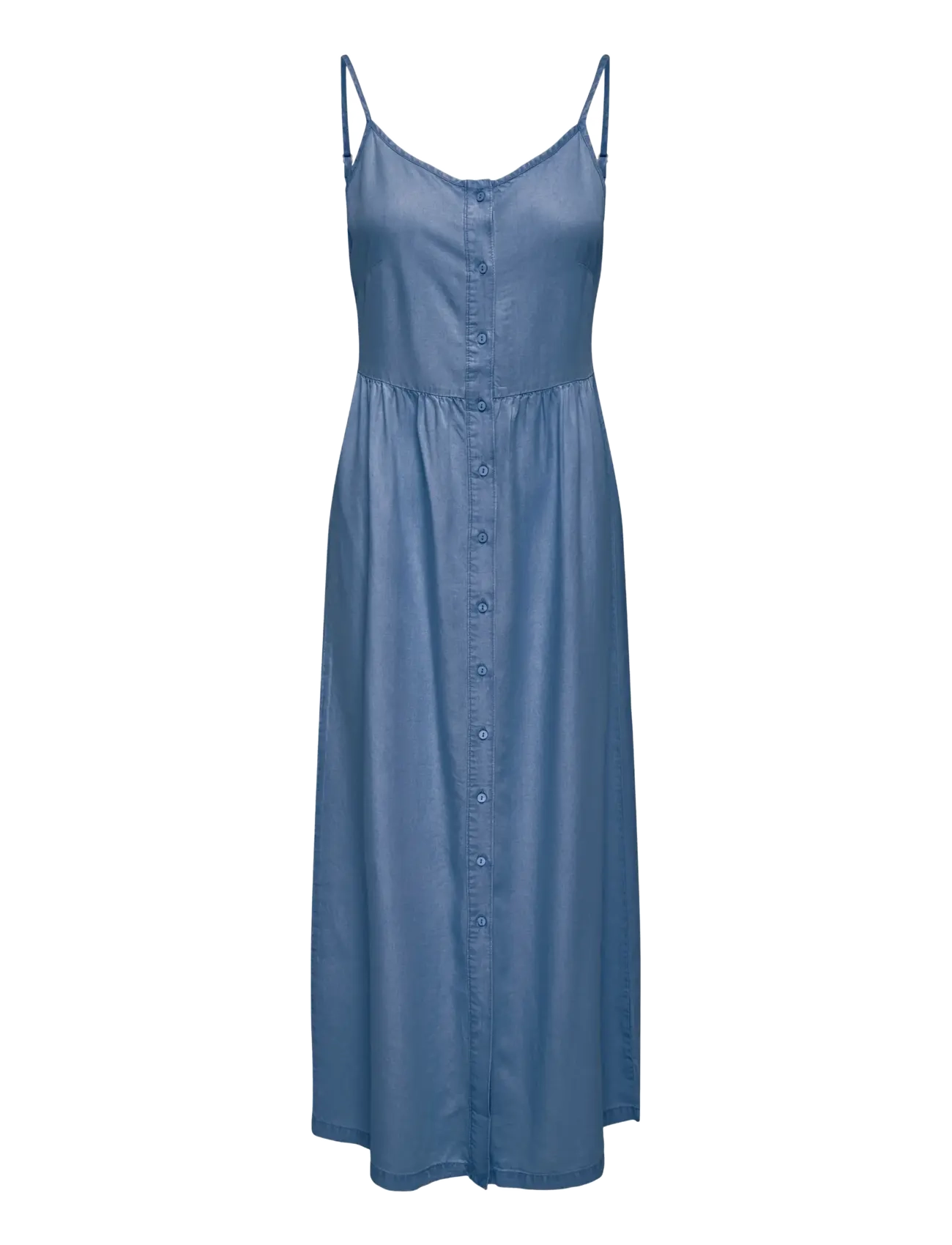ONLY ONLCHARIS LIFE LONG STRAP DRESS WVN CC - Maxikleider - MEDIUM BLUE DENIM / blue