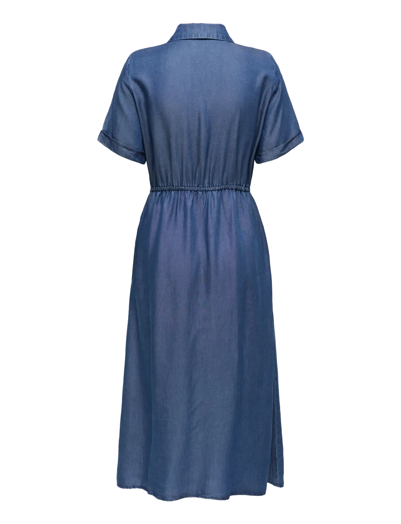 ONLY - ONLCHARIS LIFE 2/4 SHIRT DRESS WVN CC - robes chemises - dark blue denim - 2