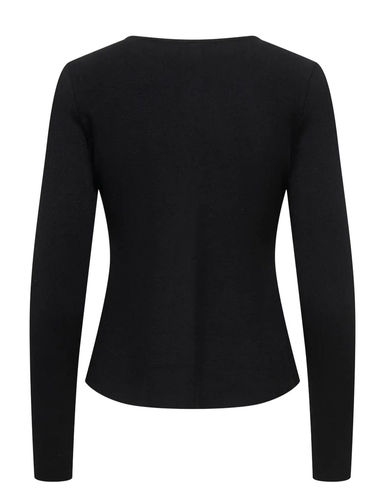 ONLY - ONLMELLI LS ONECK BUTTON CARDI KNT NOOS - koftor - black - 2