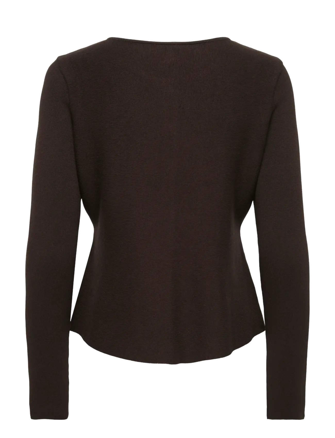 ONLY - ONLMELLI LS ONECK BUTTON CARDI KNT NOOS - cardigans - chocolate torte - 2