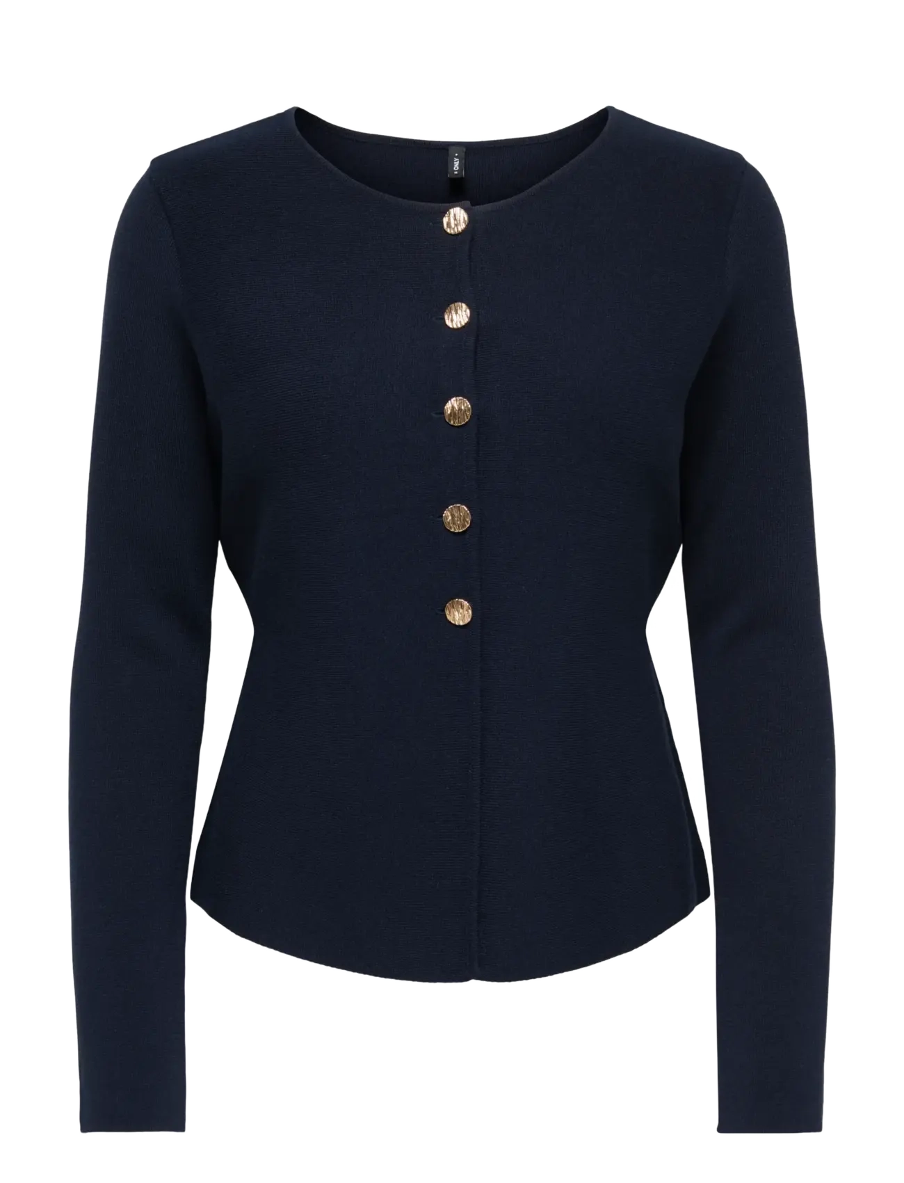 ONLY ONLMELLI LS ONECK BUTTON CARDI KNT NOOS - Tøj - NIGHT SKY / navy