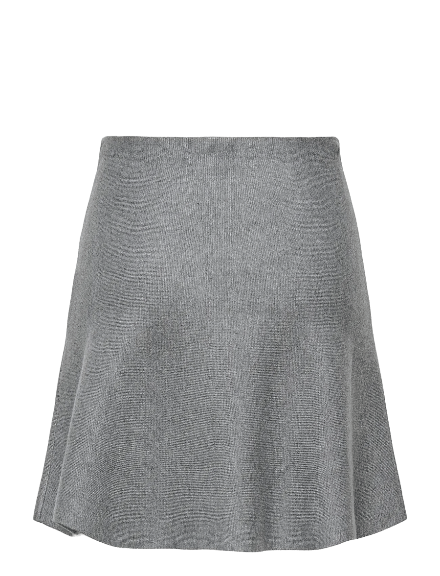 ONLY - ONLMELLII SHORT SKIRT KNT - strikkede nederdele - medium grey melange - 2