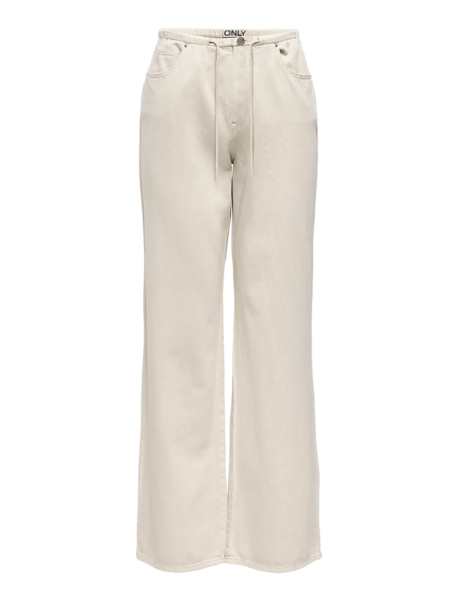 ONLY - ONLSILLA LW SPORTY STR PANT CC PNT - sirge säärega püksid - pumice stone - 0