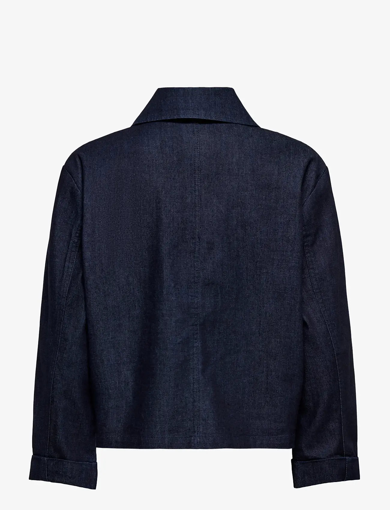 ONLY - ONLASHBY LS SHIRT JACKET DNM QYT - frühlingsjacken - dark blue denim - 1