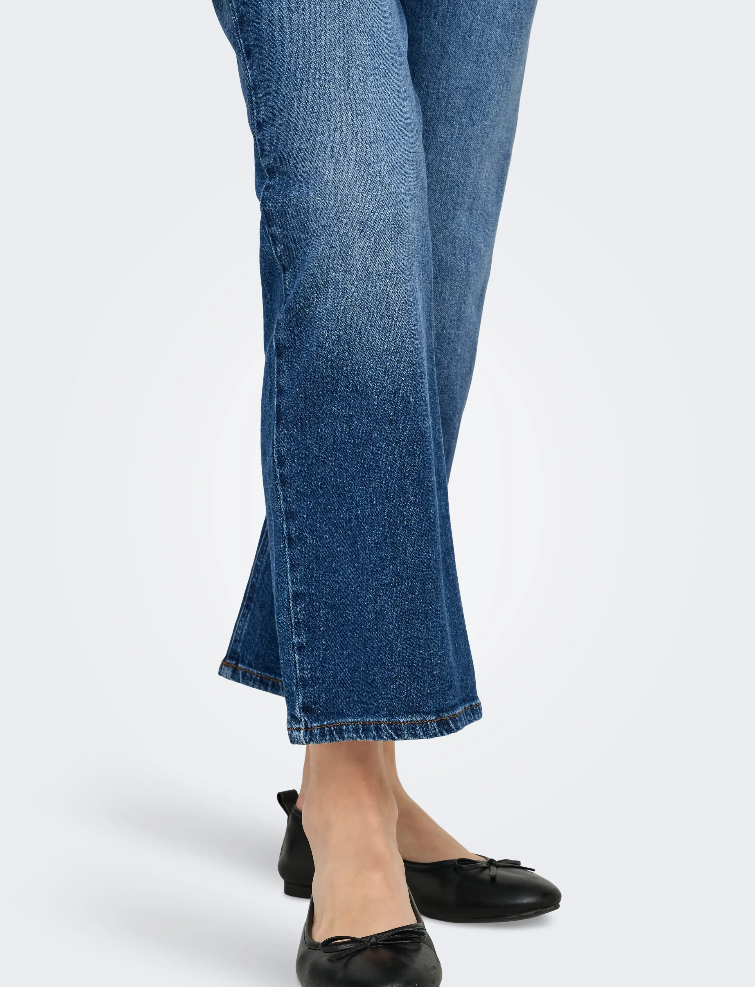 ONLY - ONLSAGE LW KICKFLARE DNM DNM TAI - flared jeans - medium blue denim - 5