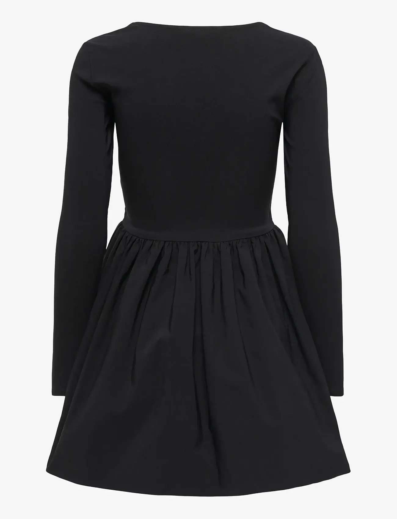 ONLY - ONLMENIA LS BALLOON SHORT DRESS WVN - korta klänningar - black - 2