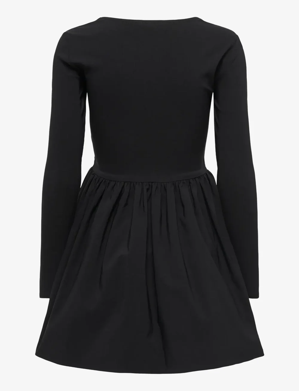 ONLY - ONLMENIA LS BALLOON SHORT DRESS WVN - korta klänningar - black - 2