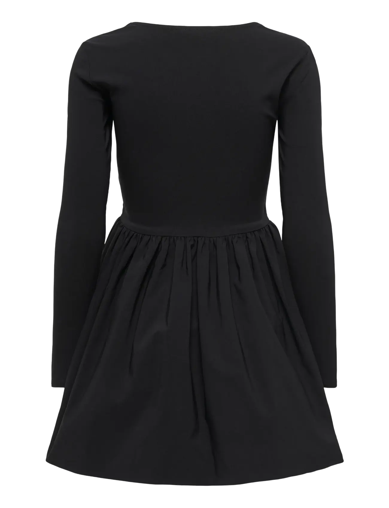 ONLY - ONLMENIA LS BALLOON SHORT DRESS WVN - short dresses - black - 2