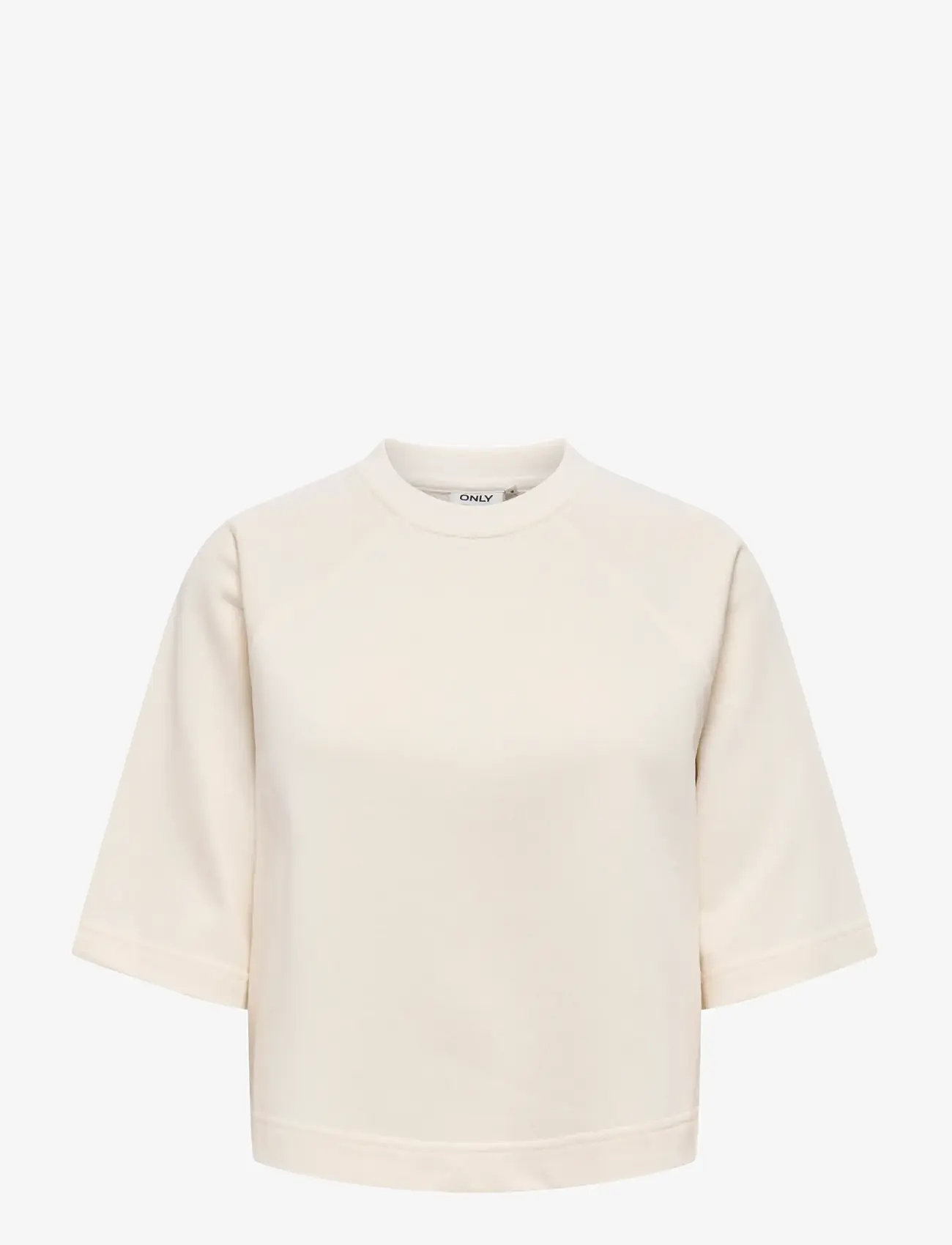 ONLY - ONLDASIE 2/4 O-NECK RAGLAN UB CS SWT - gardenia - 1