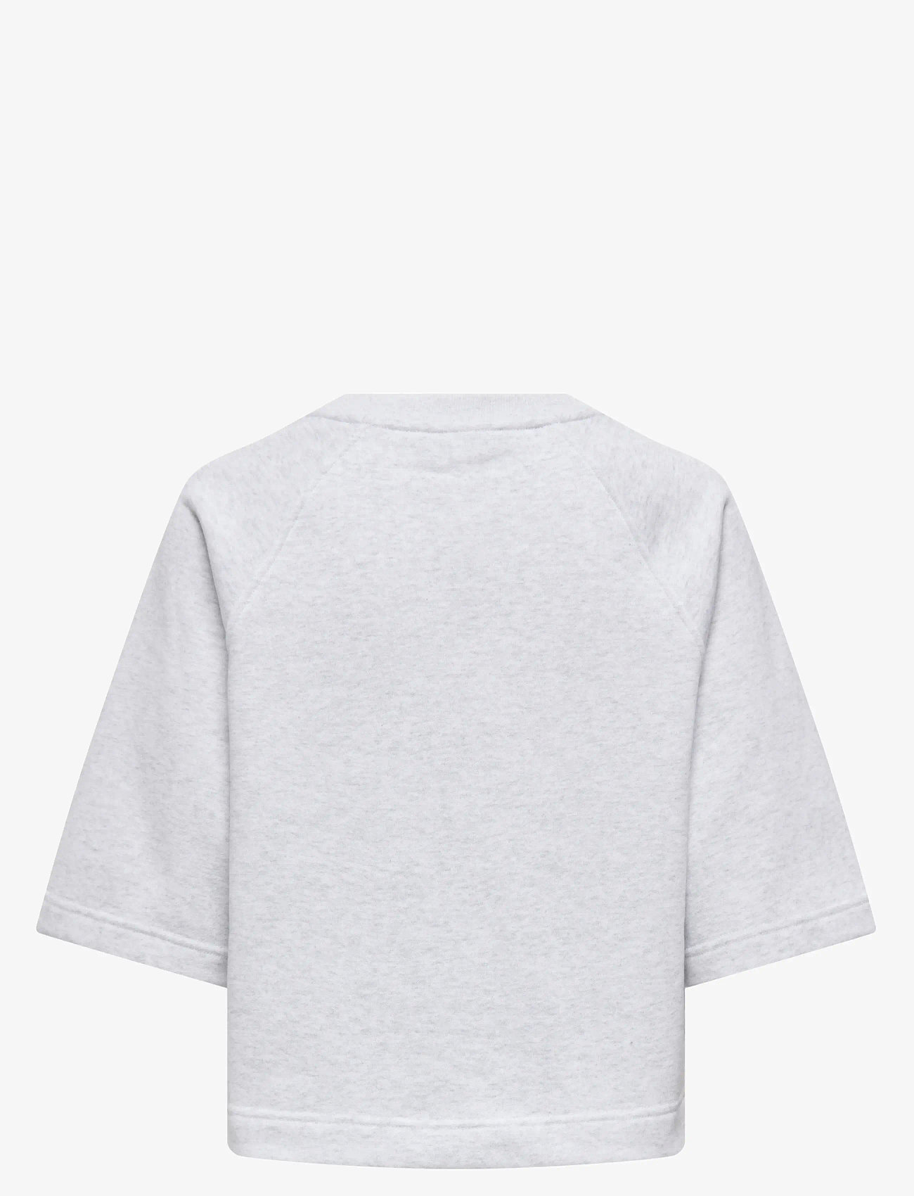 ONLY - ONLDASIE 2/4 O-NECK RAGLAN UB CS SWT - t-särgid - light grey melange - 1