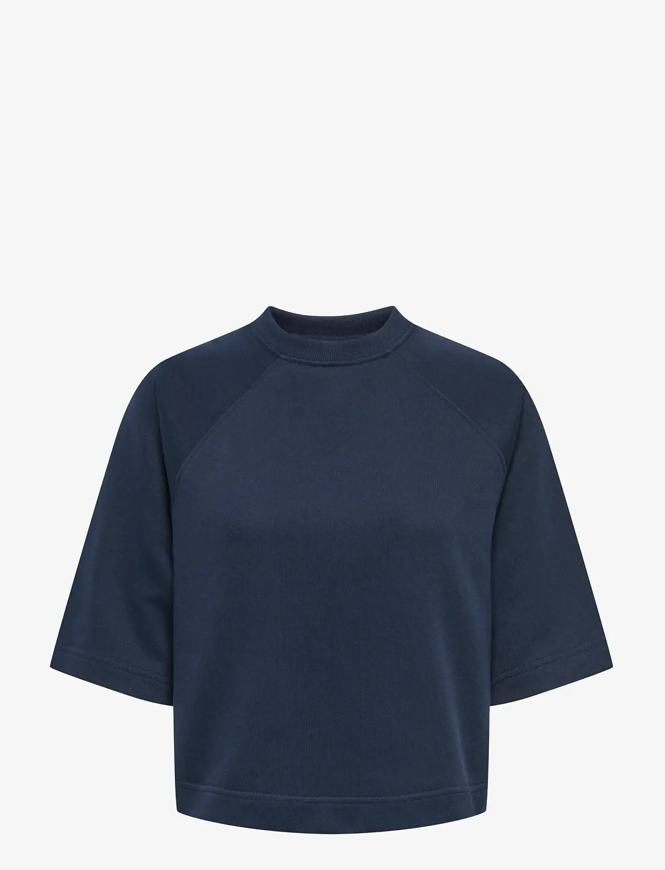 ONLY - ONLDASIE 2/4 O-NECK RAGLAN UB CS SWT - t-shirts - navy blazer - 1