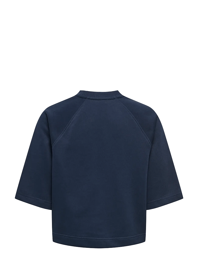 ONLY - ONLDASIE 2/4 O-NECK RAGLAN UB CS SWT - t-shirts - navy blazer - 2