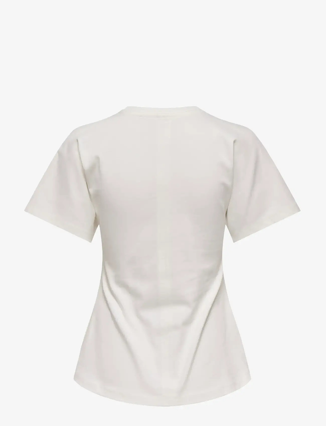ONLY - ONLMARIE S/S RUCHING TOP JRS NOOS - t-shirts - cloud dancer - 2