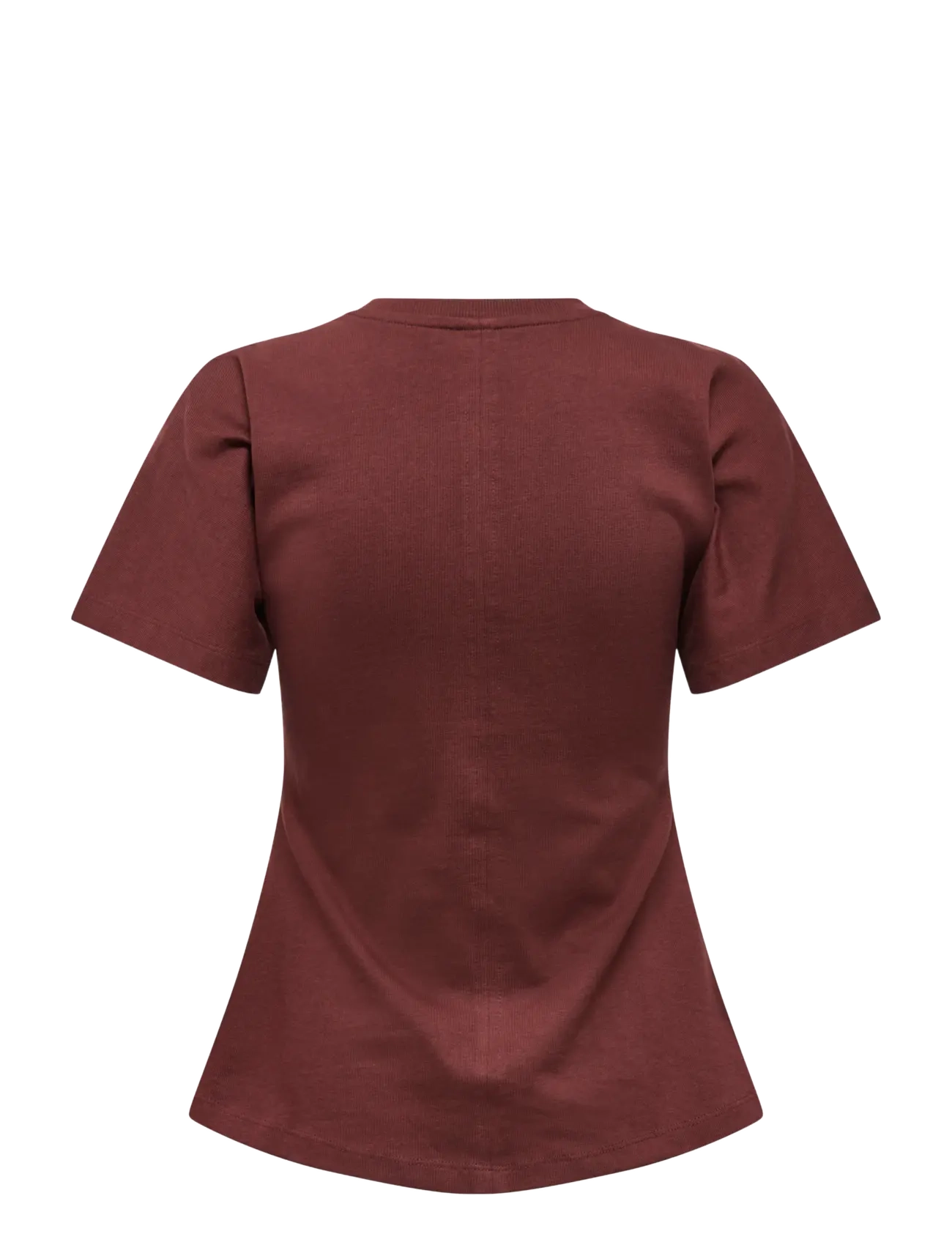 ONLY - ONLMARIE S/S RUCHING TOP JRS NOOS - t-shirts - rum raisin - 2