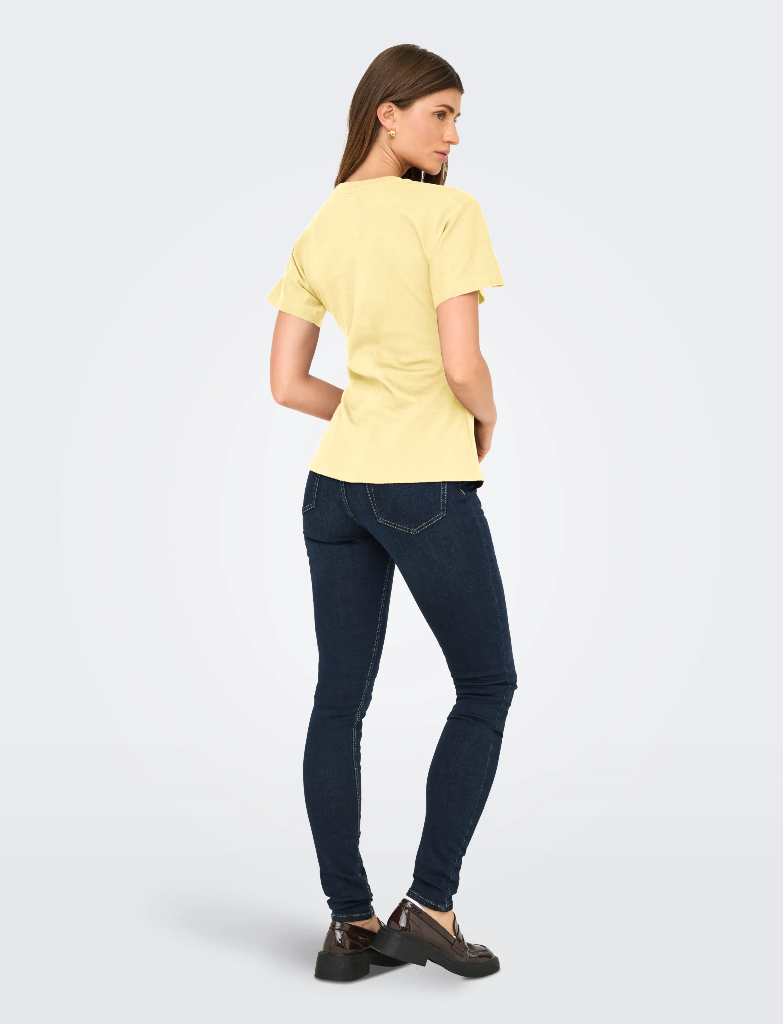 ONLY - ONLMARIE S/S RUCHING TOP JRS NOOS - die niedrigsten preise - sunlight - 3