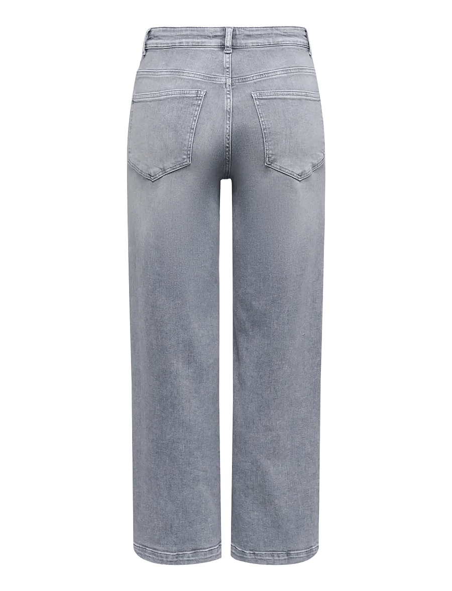 ONLY - ONLMADISON BLUSH HW CP WD DNM REA293NOOS - vide jeans - medium grey denim - 2