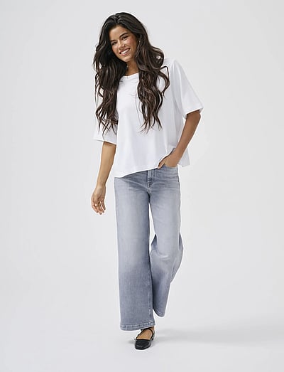 Onlmadison Blush Hw Cp Wd Dnm Rea293noos - Brede Jeans