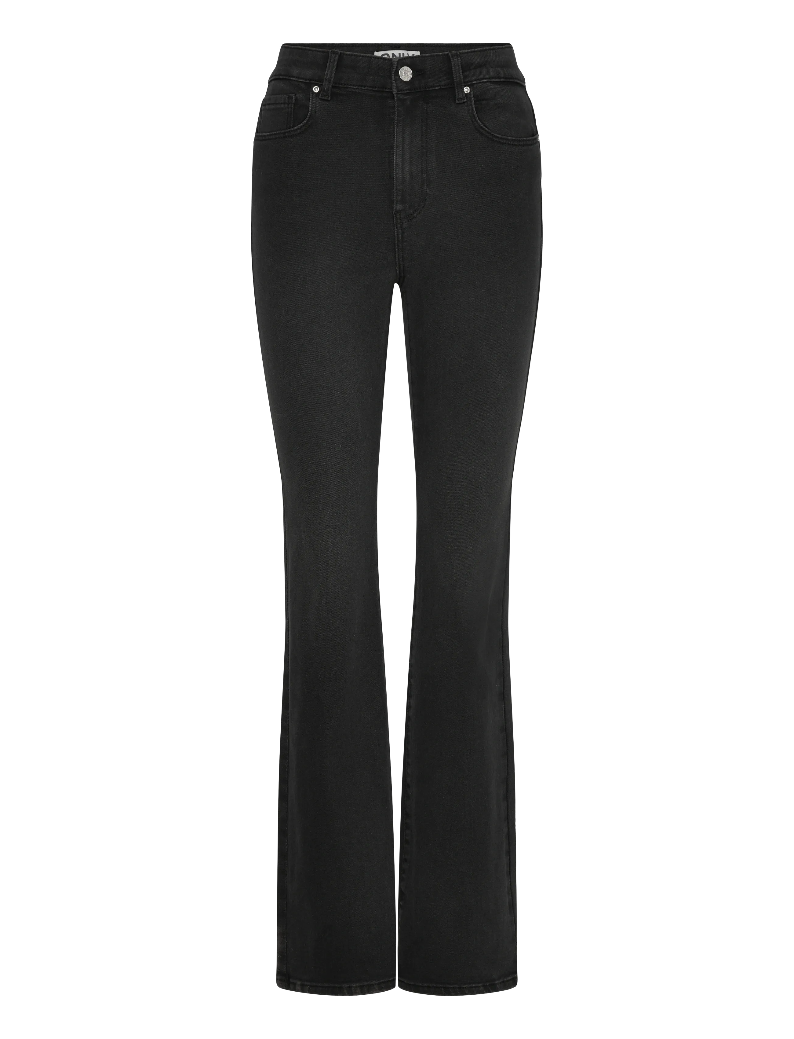 ONLY ONLINEZ HW FLARED DNM PIM ESP - Flared jeans - WASHED BLACK / black